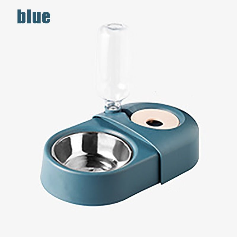 2-in-1 Dog & Cat Feeding Bowl with Automatic Water Refill - Tail Tales