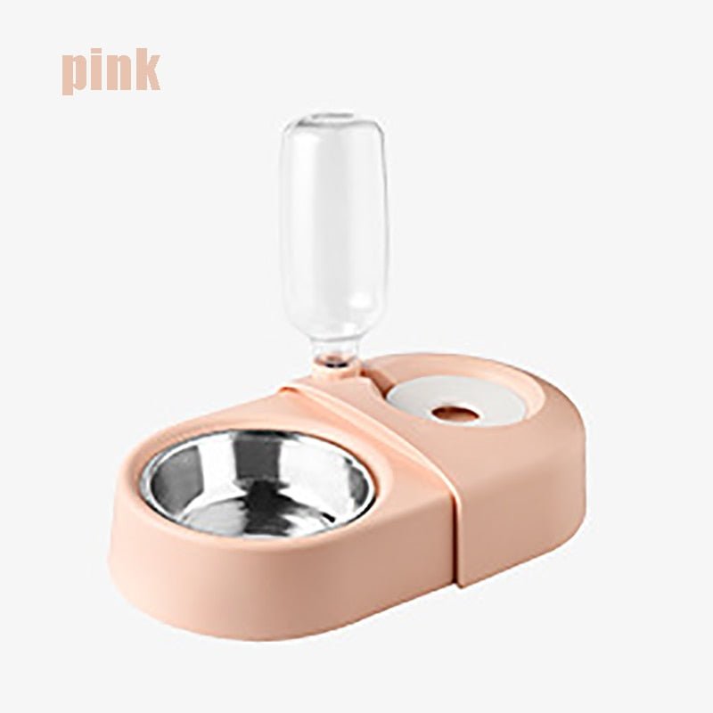 2-in-1 Dog & Cat Feeding Bowl with Automatic Water Refill - Tail Tales