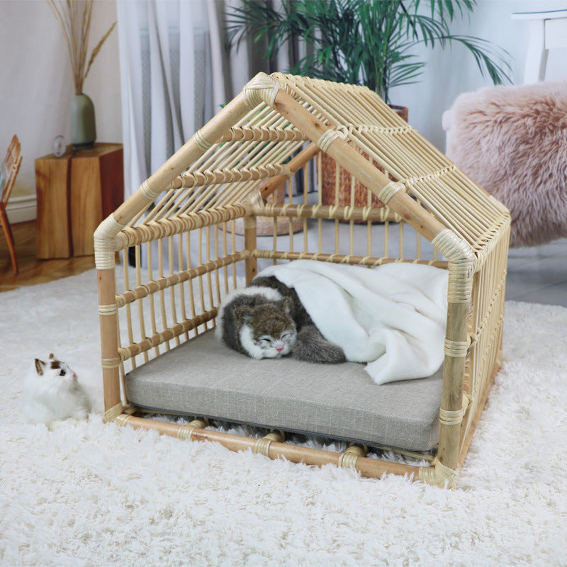 Creative Woven Cat Nest House