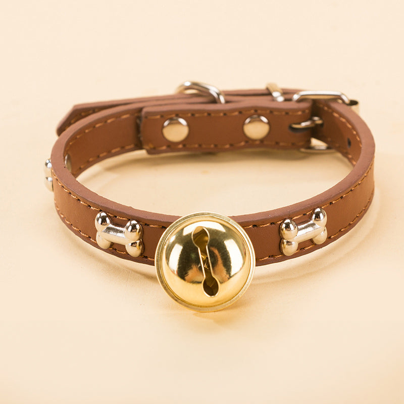 Claw Print Bone Alloy Pet Collar Bell for Dogs & Cats