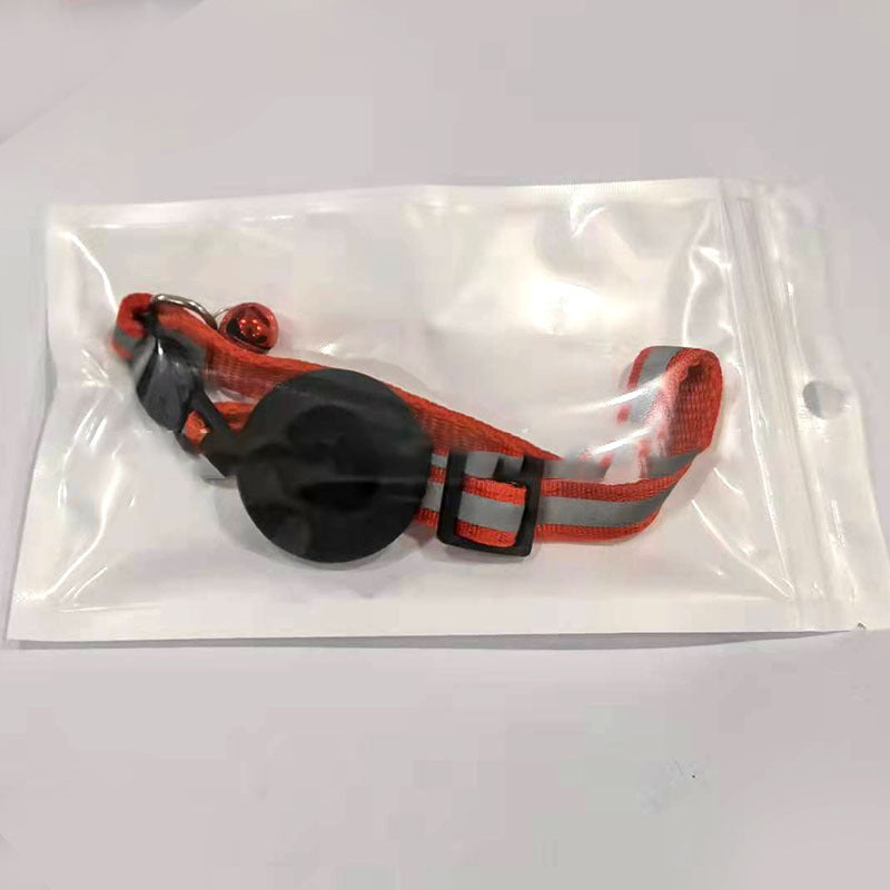 Reflective Air Tag Cat Collar with Bell for Pet Tracking