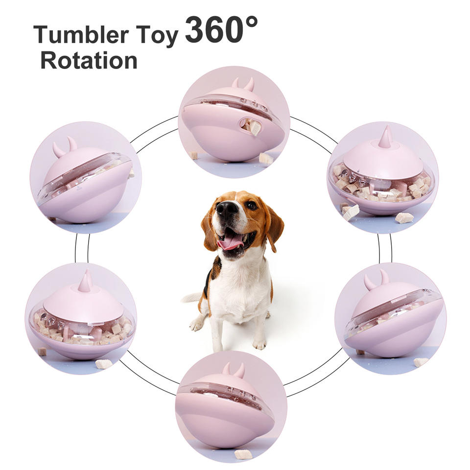 Durable UFO Treat Ball for Dogs – IQ Training Feeding Toy