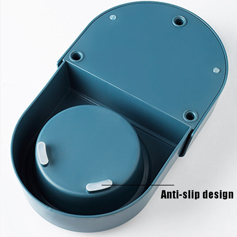 2-in-1 Dog & Cat Feeding Bowl with Automatic Water Refill