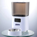 5L Smart Automatic Pet Feeder with Camera & Dual Bowls – WiFi Cat and Dog Food Dispenser