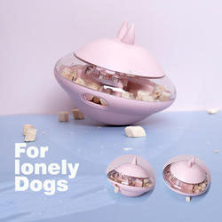 Durable UFO Treat Ball for Dogs – IQ Training Feeding Toy