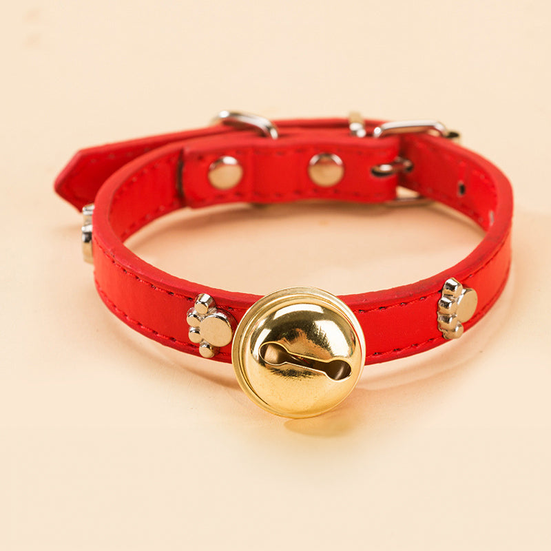 Claw Print Bone Alloy Pet Collar Bell for Dogs & Cats