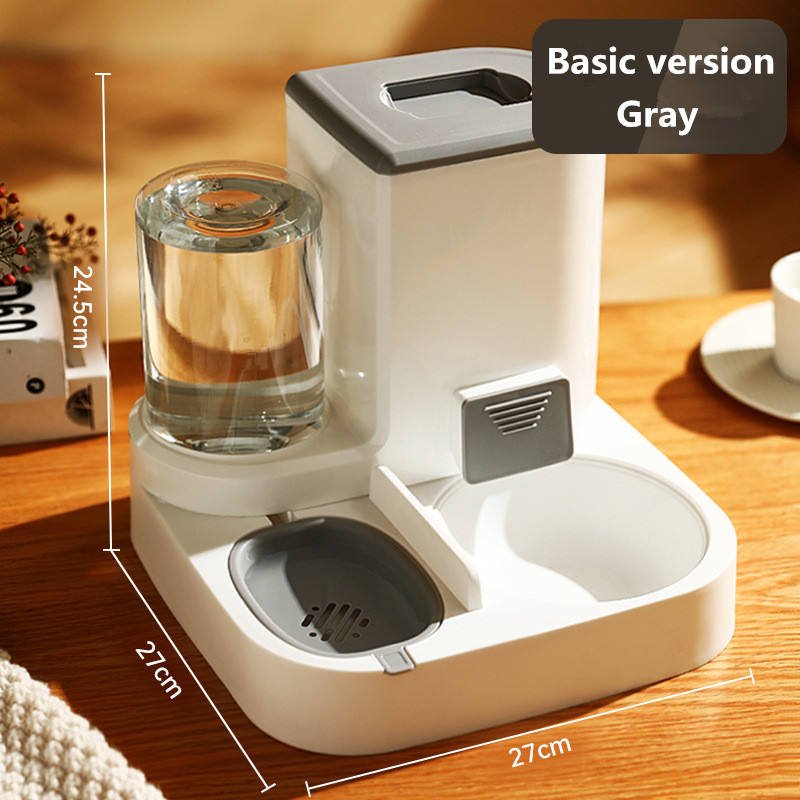 Automatic Cat Feeder with Stainless Steel Bowls – Pet Food Dispenser for Cats and Dogs - Tail Tales