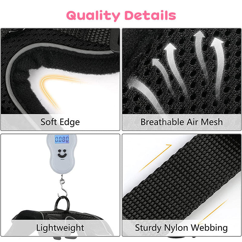 Cat Harness and Leash with Easy Control, Escape-Proof - Soft Adjustable Vest Harness for Walking Cats. - Tail Tales