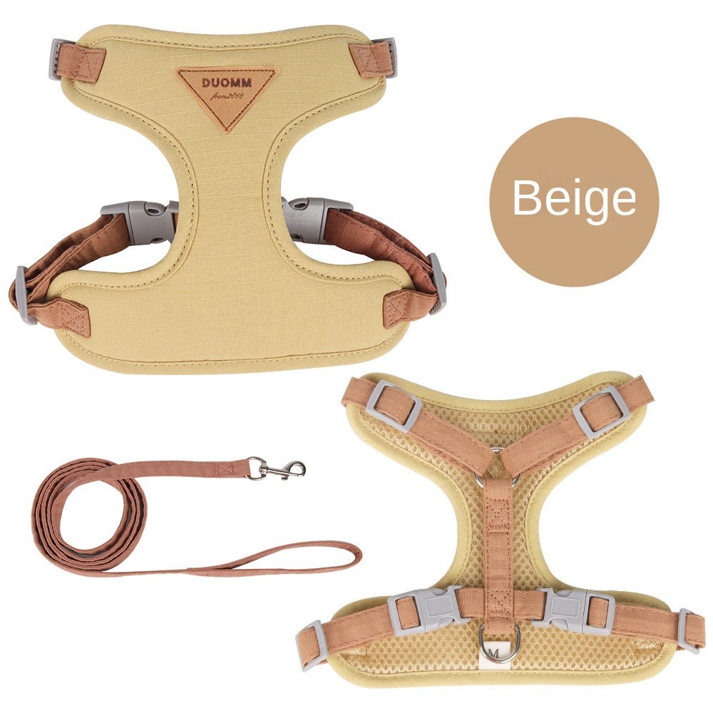 Cat traction rope to prevent breaking free cat chest harness for outdoor walking cat rope - Tail Tales