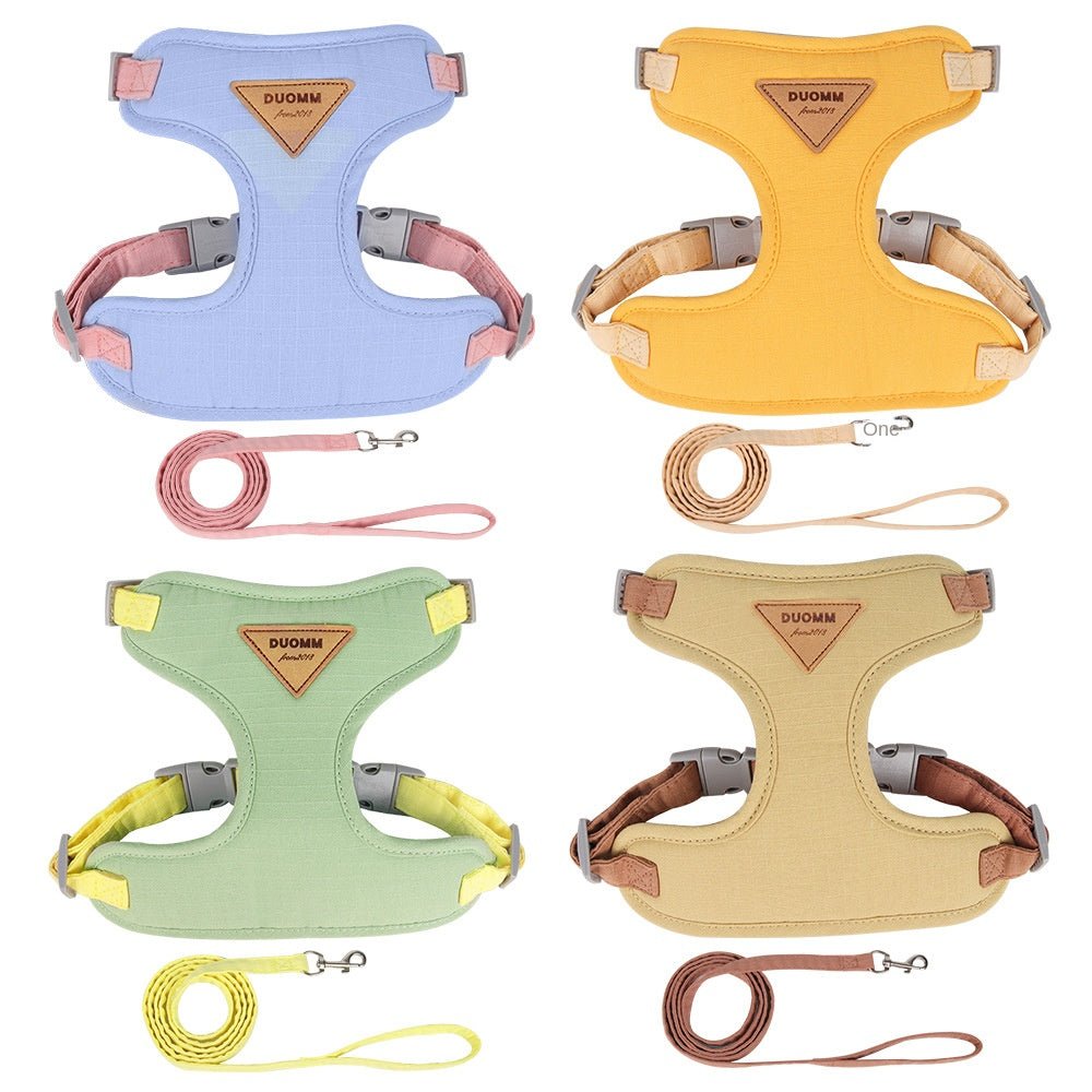 Cat traction rope to prevent breaking free cat chest harness for outdoor walking cat rope - Tail Tales