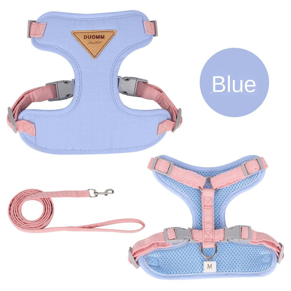 Cat traction rope to prevent breaking free cat chest harness for outdoor walking cat rope - Tail Tales