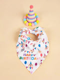 Dog Happy Birthday Decoration Dog Costume Hats Bowknot Bandana Neckerchief Bibs Banners Party Cat Dog Pets Accessories Perros - Tail Tales