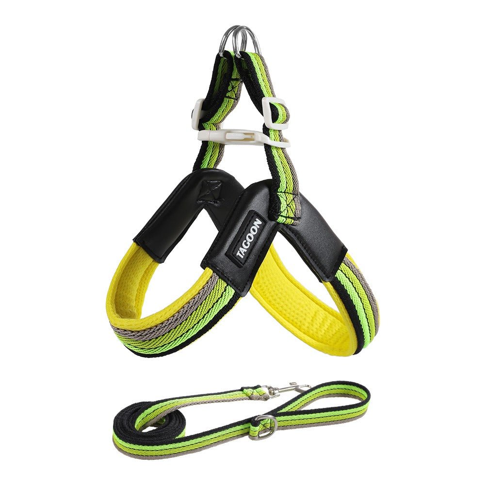 Dog leash chest strap vest style small and medium-sized dog - Tail Tales
