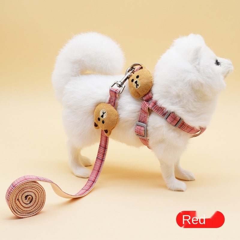 Dog Rope Bear Puppet Dog Traction Rope Adjustable Cat Rope Dog Rope Dog Chain Cat Rope Pet Traction Rope - Tail Tales