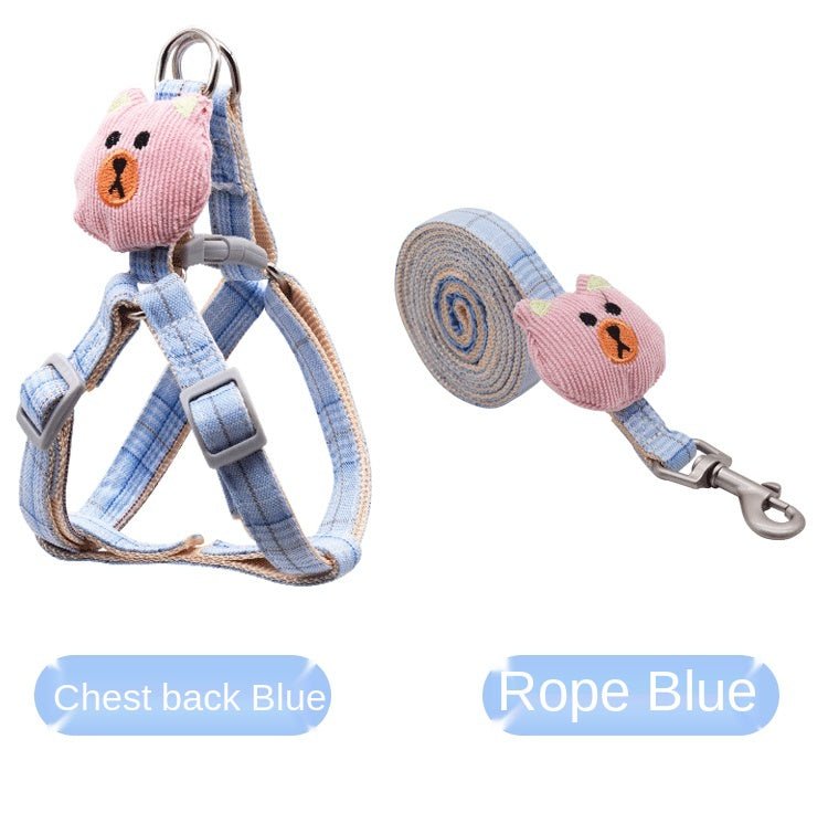 Dog Rope Bear Puppet Dog Traction Rope Adjustable Cat Rope Dog Rope Dog Chain Cat Rope Pet Traction Rope - Tail Tales