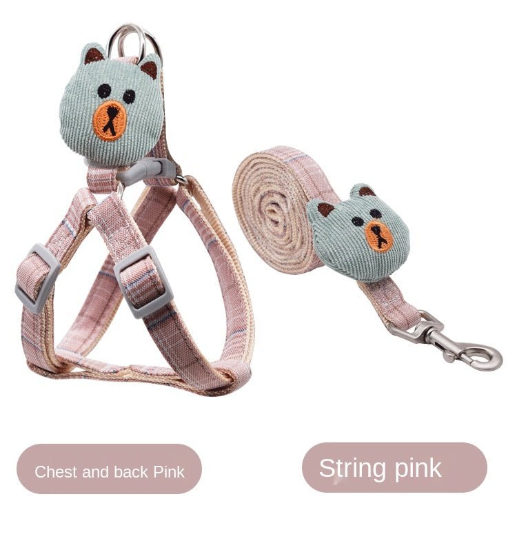 Dog Rope Bear Puppet Dog Traction Rope Adjustable Cat Rope Dog Rope Dog Chain Cat Rope Pet Traction Rope - Tail Tales