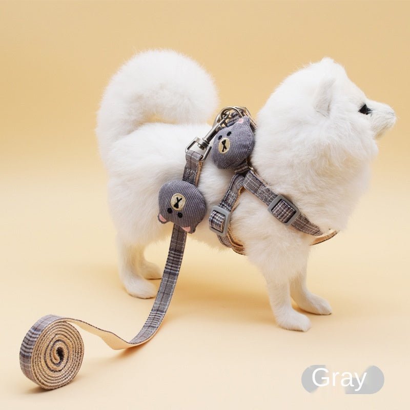 Dog Rope Bear Puppet Dog Traction Rope Adjustable Cat Rope Dog Rope Dog Chain Cat Rope Pet Traction Rope - Tail Tales