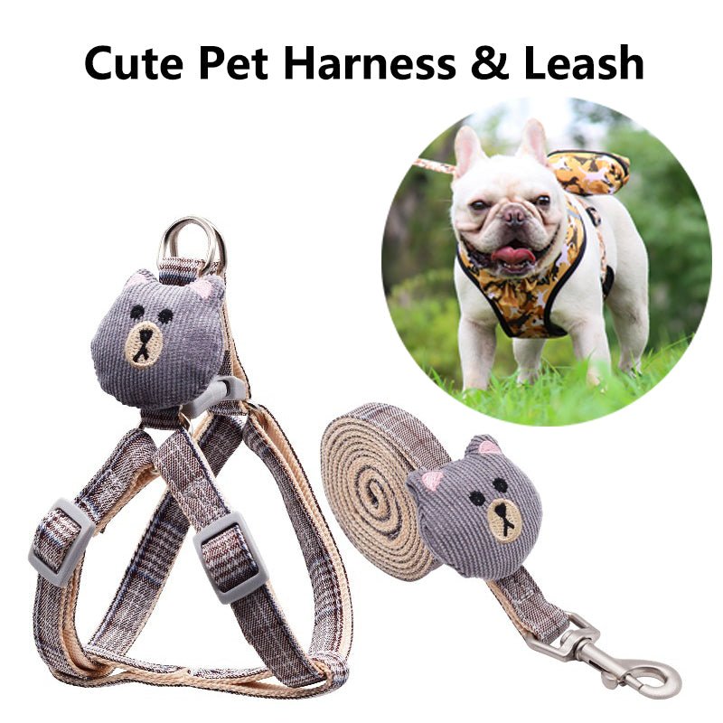Dog Rope Bear Puppet Dog Traction Rope Adjustable Cat Rope Dog Rope Dog Chain Cat Rope Pet Traction Rope - Tail Tales