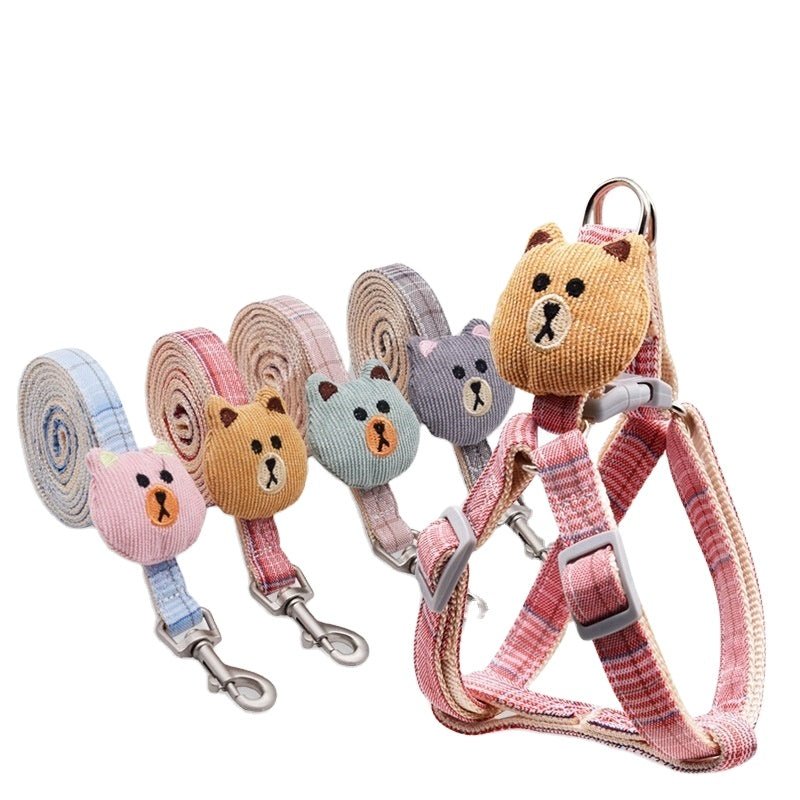 Dog Rope Bear Puppet Dog Traction Rope Adjustable Cat Rope Dog Rope Dog Chain Cat Rope Pet Traction Rope - Tail Tales