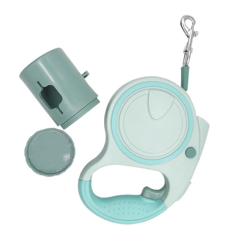 New Pet Telescopic Traction Rope, Dog Flashlight Automatic Traction Device, Dog Rope, Cat Rope, Dog Rope Traction Belt - Tail Tales