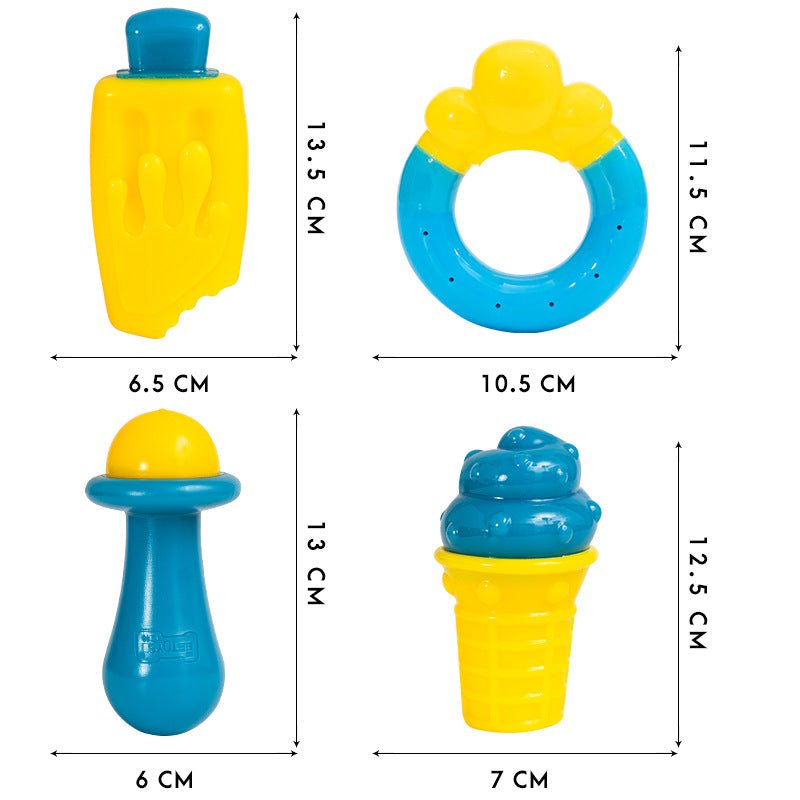 New Summer Heat Dissipation Frozen Dog Toy Molar Dog Paw Donut Cooling Dog Toy Resistant To Bite - Tail Tales