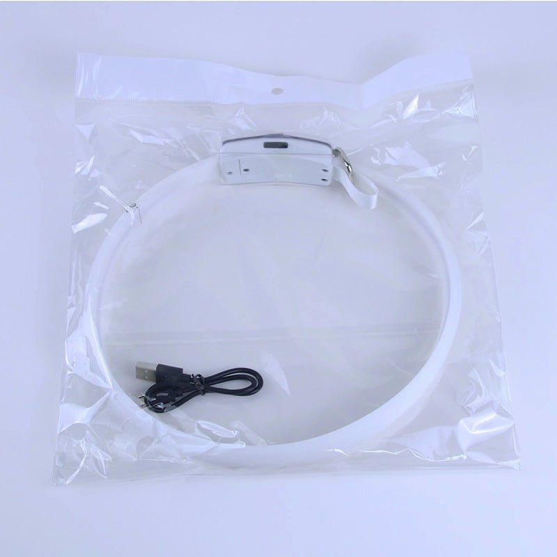 Pet Collar Dog Led Glow Collar Multi-Color Glow Can Be Freely Cut Glow Dog Collar Dog Necklace - Tail Tales